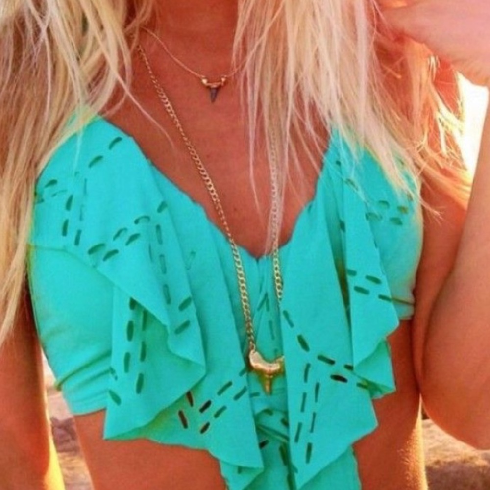 L Space Halter Flutter Bye Bikini Top